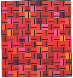 Finished course quilt.